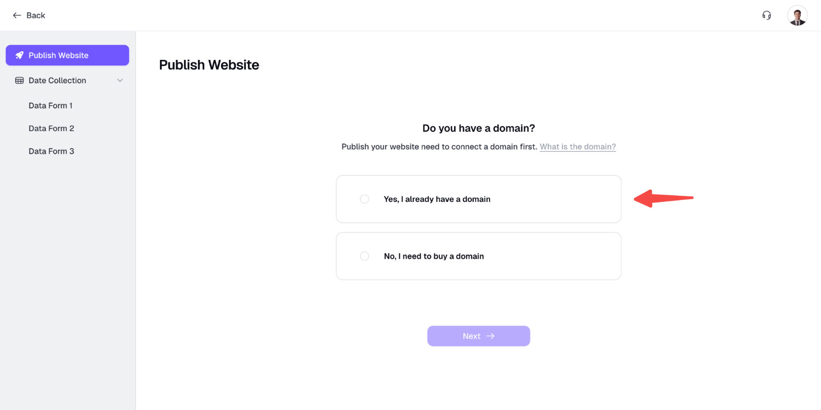 Publish Website